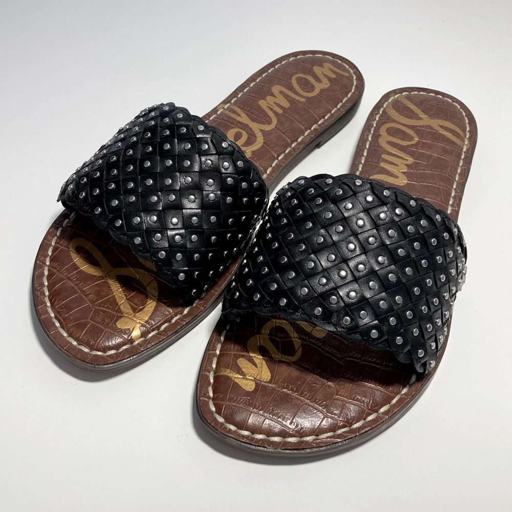 Sam Edelman “Geraldine” Black Leather Flats Women’s EU 38 - Sz 8